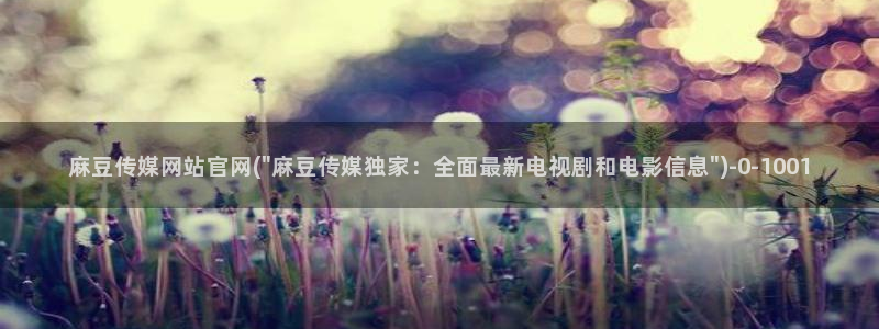 麻豆精品内容